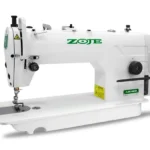 Máquina de costura reta industrial direct drive com parada de agulha